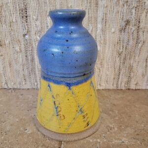 Thomas Reece Stoneware Art Pottery Soap Wash Vase Signed